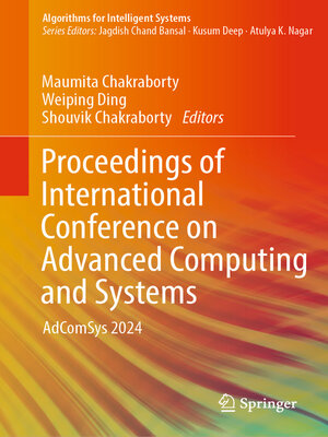 cover image of Proceedings of International Conference on Advanced Computing and Systems